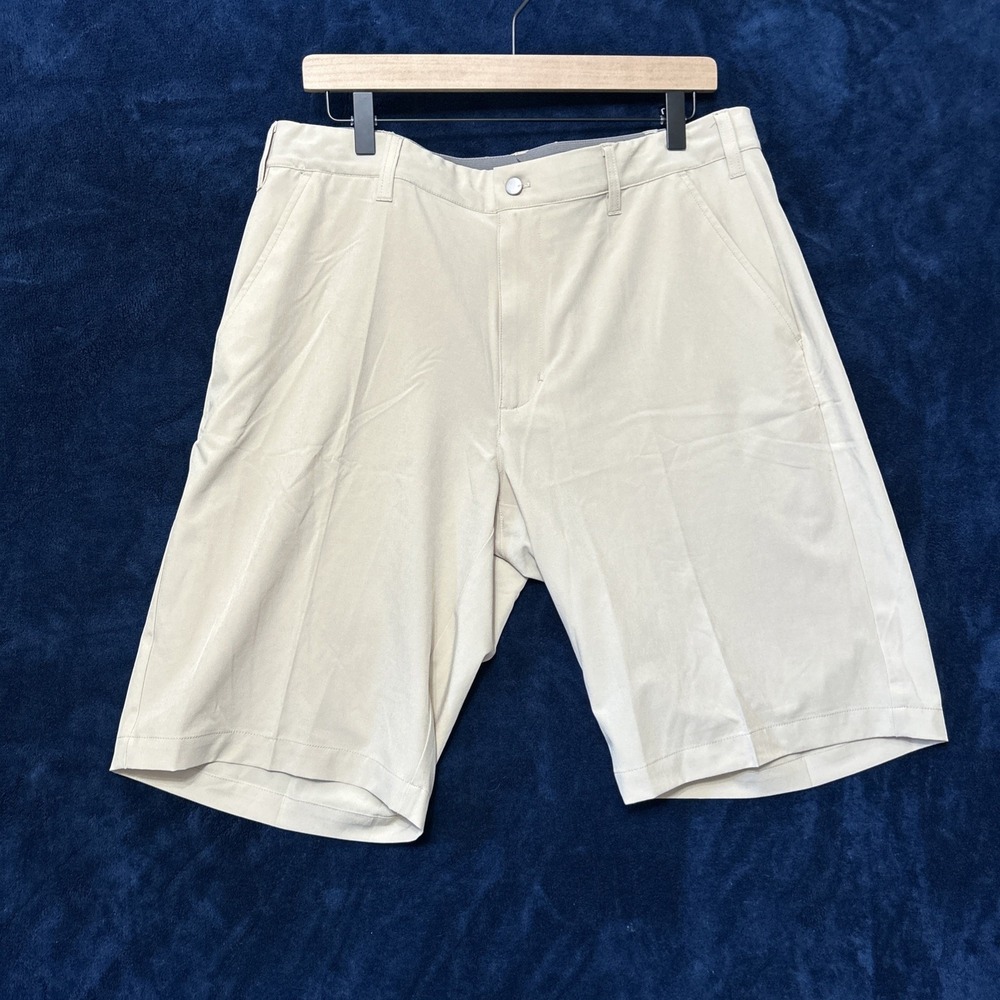 TGW Mens Golf Shorts Size 36 Performance Prep Stretchy Waist Beige Active Beachy